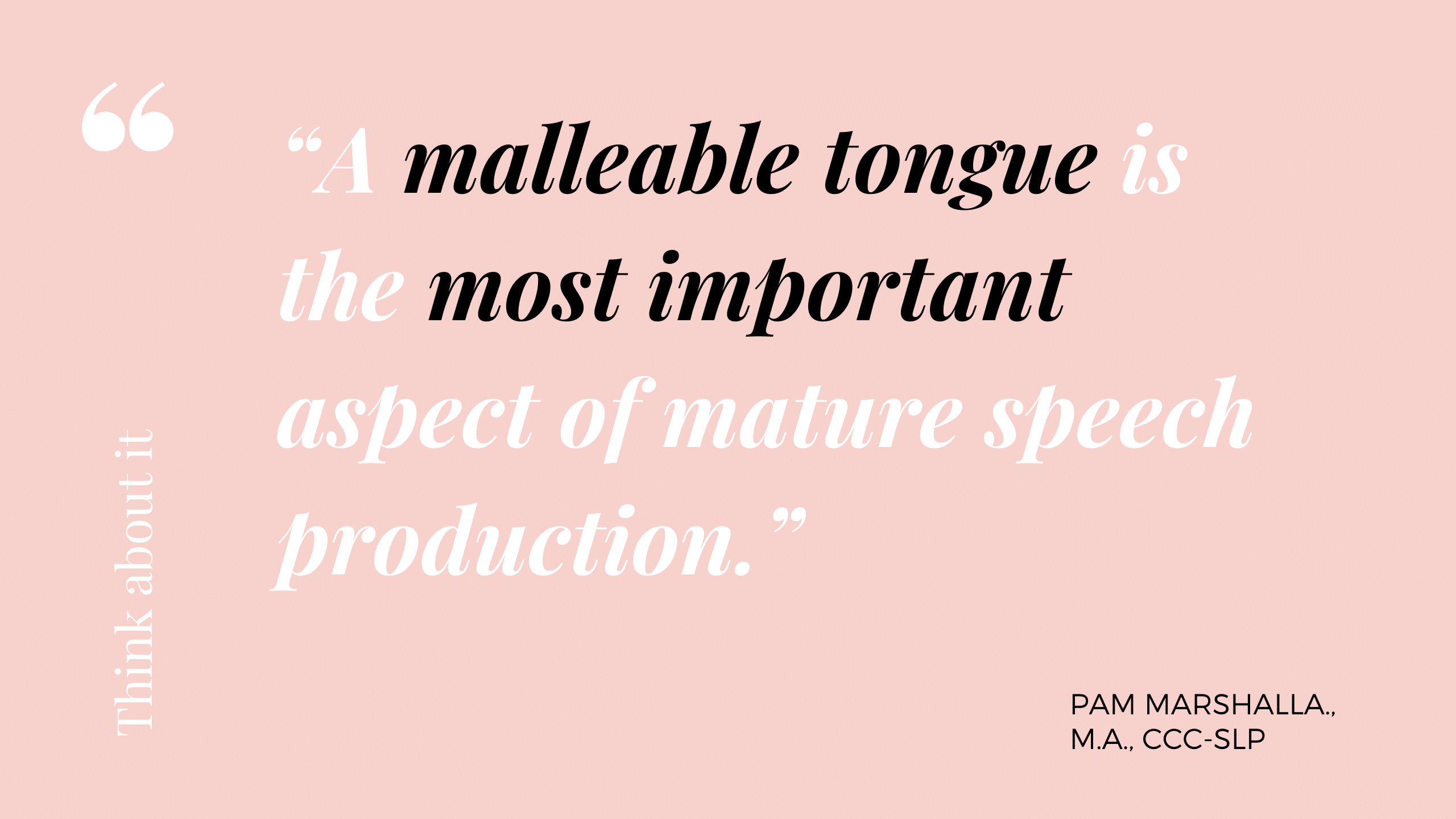 Tongue position for English